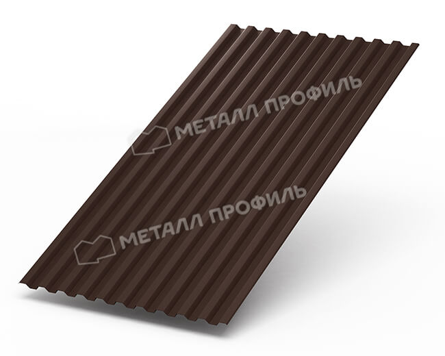 Профнастил С21 х 1000 - B (Steelmatt-20-8017-0.4±0.08мм) в Фрязино