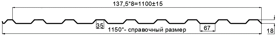 Фото: Профнастил оцинкованный МП20 х 1100 - R (ОЦ-01-БЦ-0.4) в Фрязино