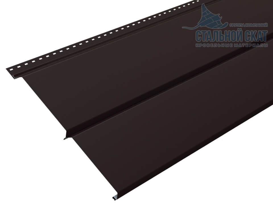 Сайдинг Lбрус-XL-14х335 (VALORI-20-DarkBrown-0.5) в Фрязино