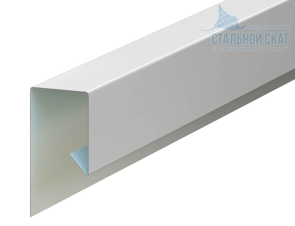 Планка завершающая сложная 30х25х3000 (PURMAN-20-9010-0.5)