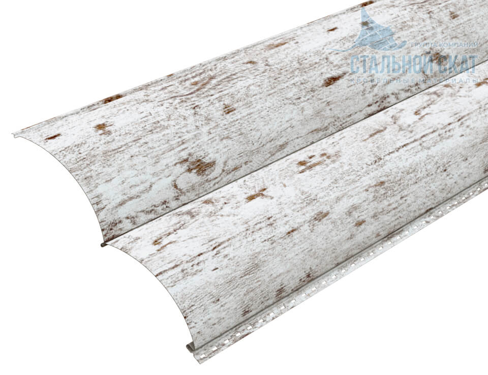 Сайдинг Woodstock-28х330 (ECOSTEEL_MA-01-Беленый Дуб-0.5)