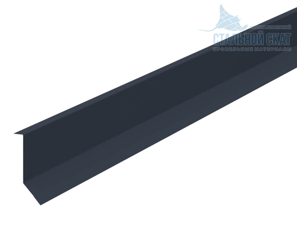 Планка примыкания в штробу 46х25х2000 (VikingMP E-20-7016-0.5)